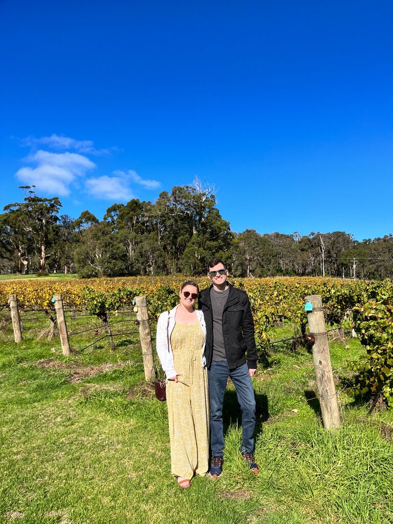 They journey to Perth for the first time together.