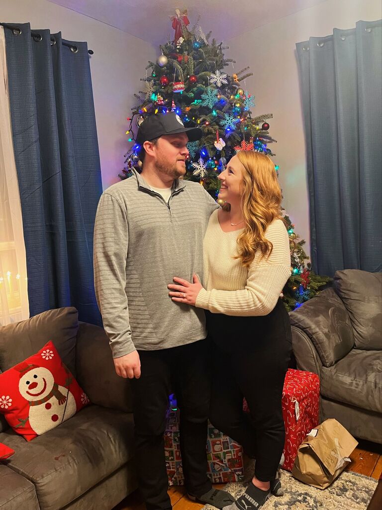 Their last Christmas engaged