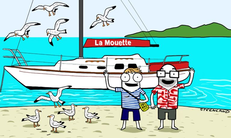 Our card - La Mouette created by Sarah Steeland back in 2018