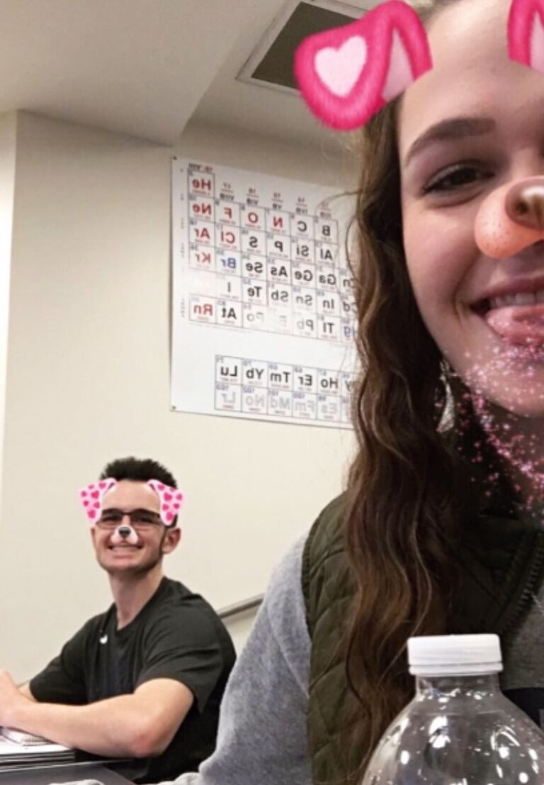First Valentine’s Day spent in Microbiology class!