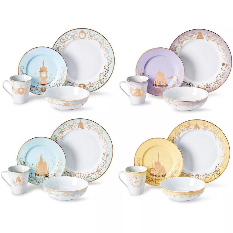 Disney Lady and The Tramp Bone China Teacup and Saucer | Set of 2