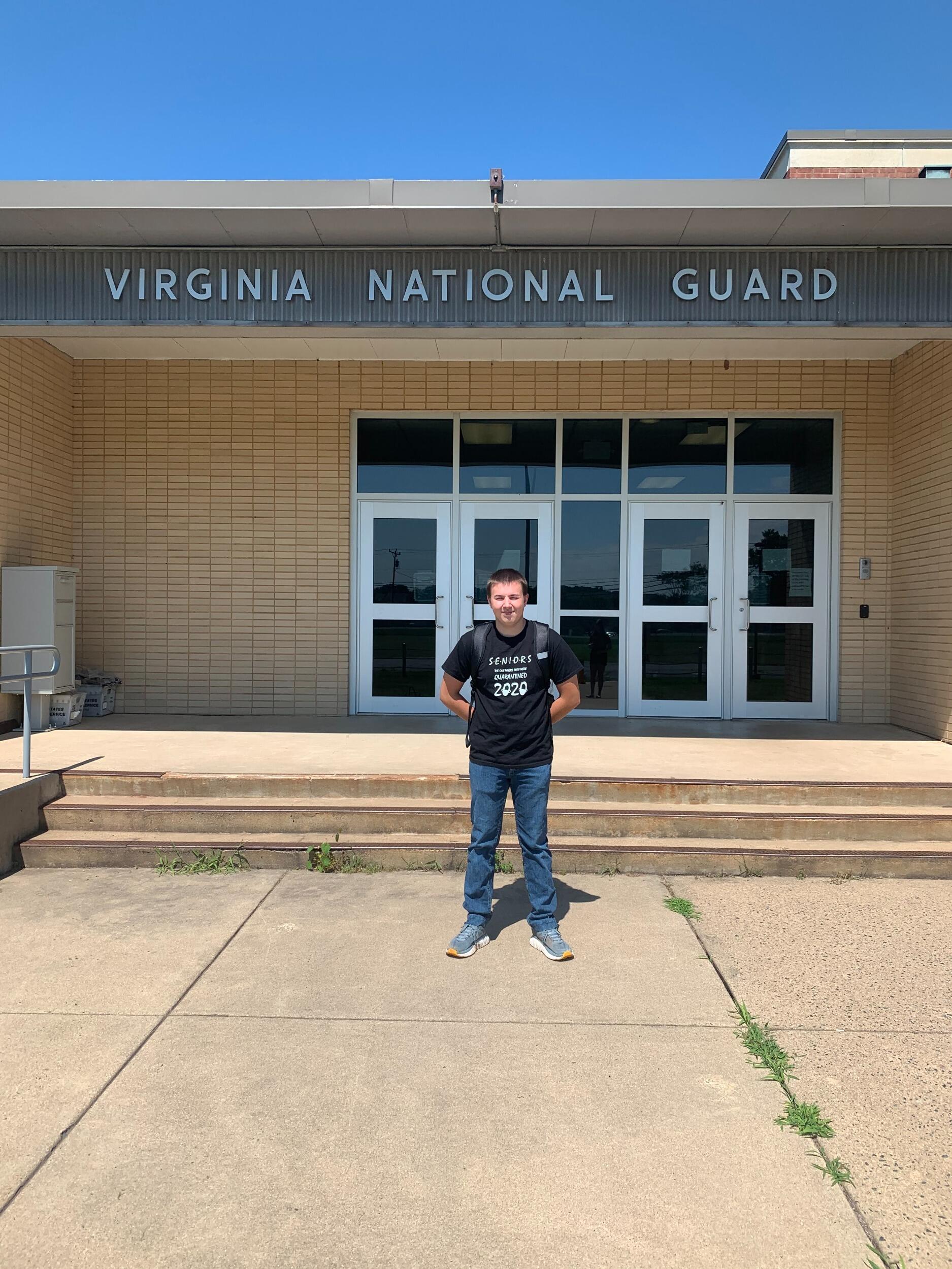 Nathaniel graduated in the lucky year of 2020 and left soon after for basic training and AIT, starting the first round of long distance. He got back in November of that year!