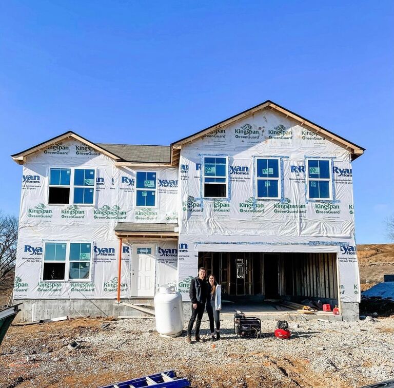 Broke Ground on Our First House
