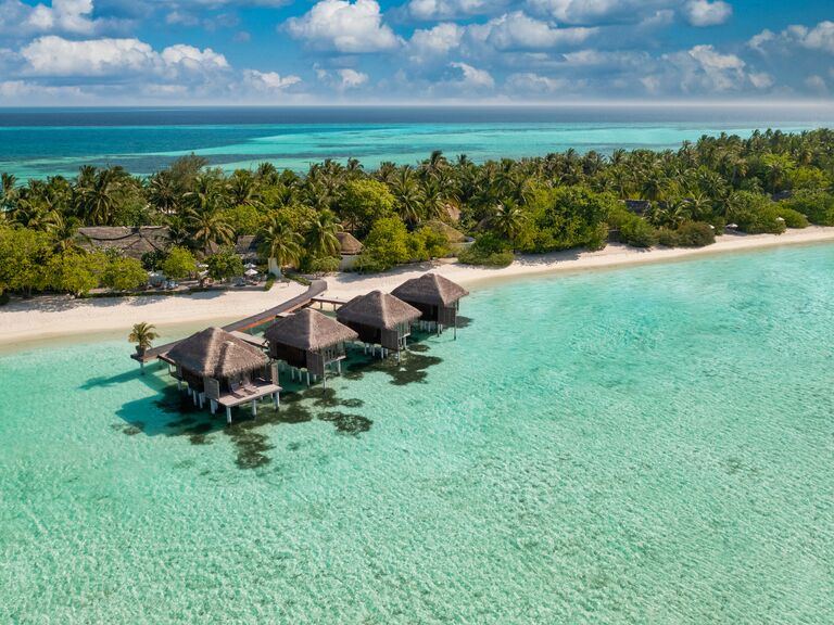 Maldives paradise scenery.