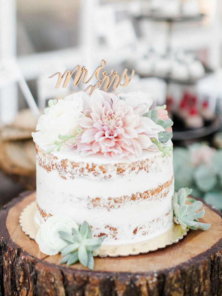 Single-Tier Wedding Cakes