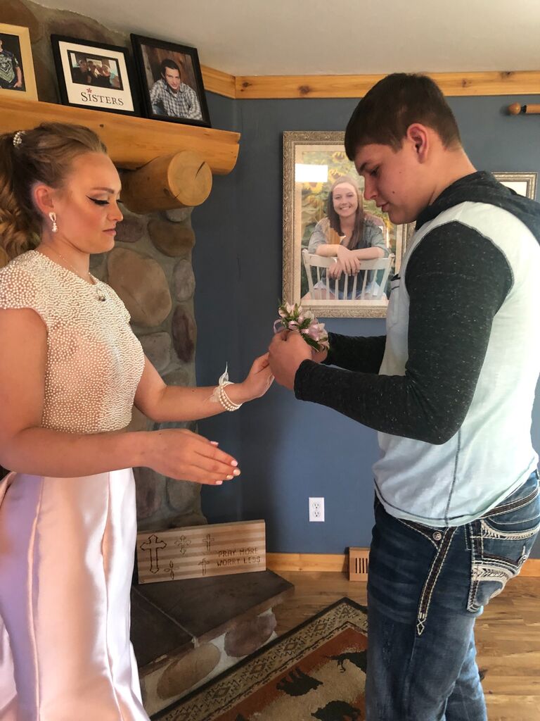 Heather's junior prom