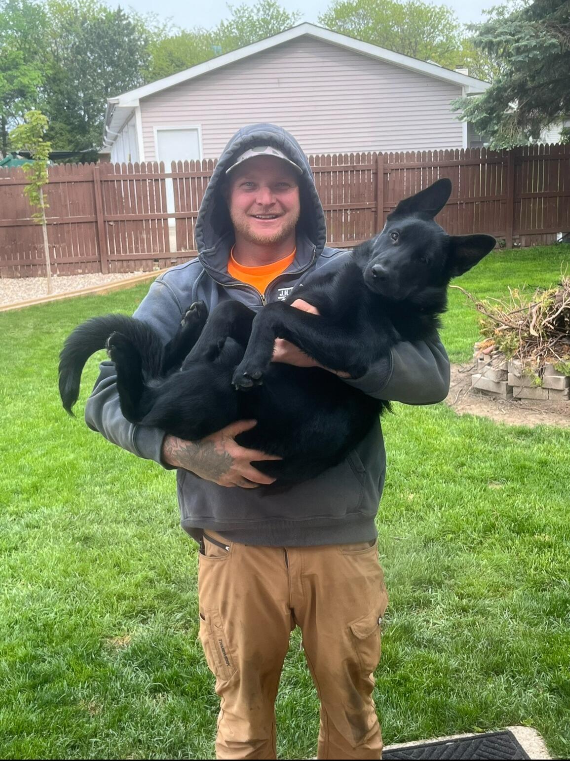 Lukas and Katie get their first puppy together, Ozwald Jackson Jr (Ozzy)