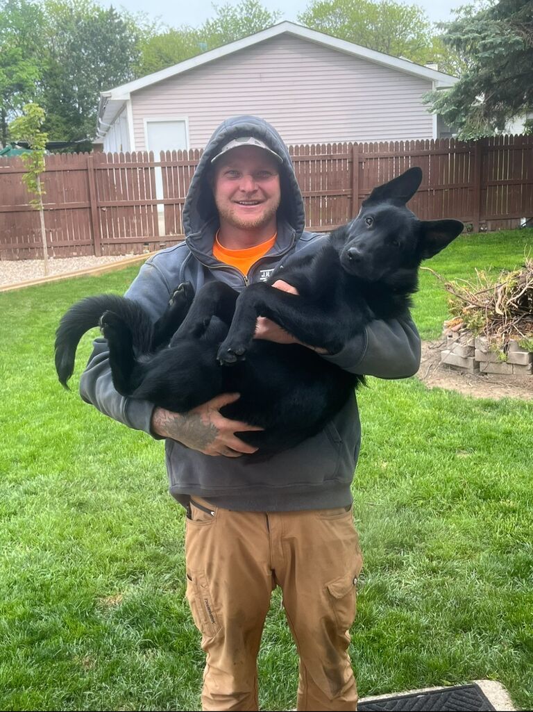 Lukas and Katie get their first puppy together, Ozwald Jackson Jr (Ozzy)