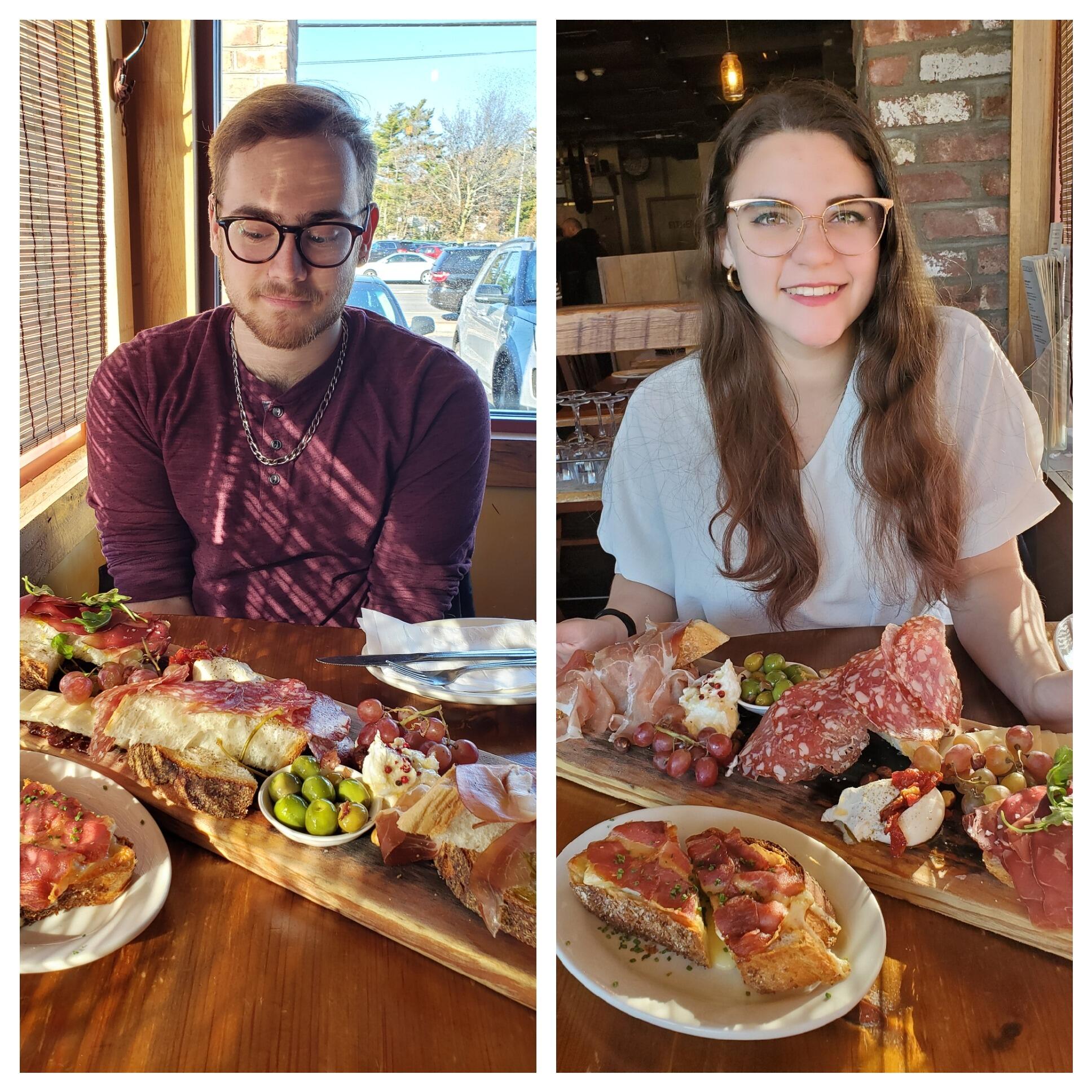 After one year together, we'd learned so much! We shared a love of food, animals, travel, and most importantly, we shared wanting a future with each other.