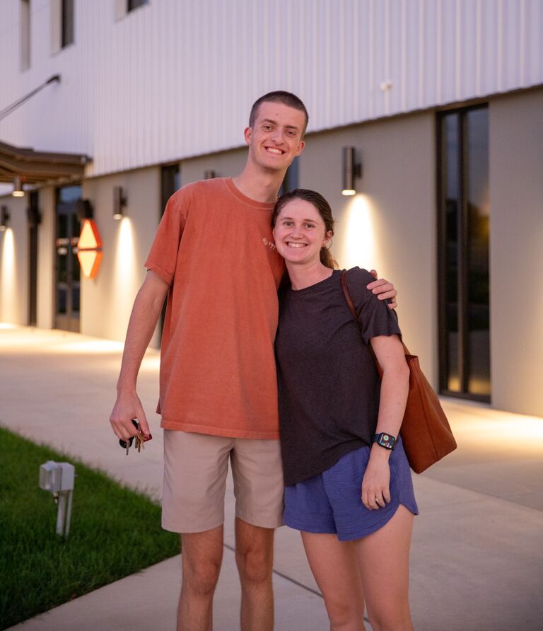 From couple to coworkers! Jordan and Caroline both begin a residency program at Two Cities Church in Winston-Salem, North Carolina. 