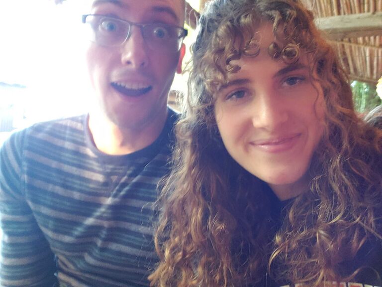 This is our very first picture together after we started dating August 2020.