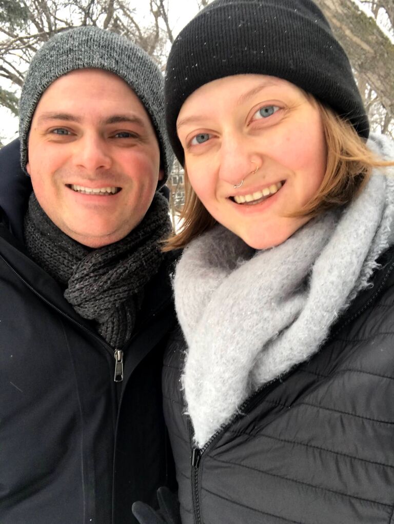 Our first picture together! 