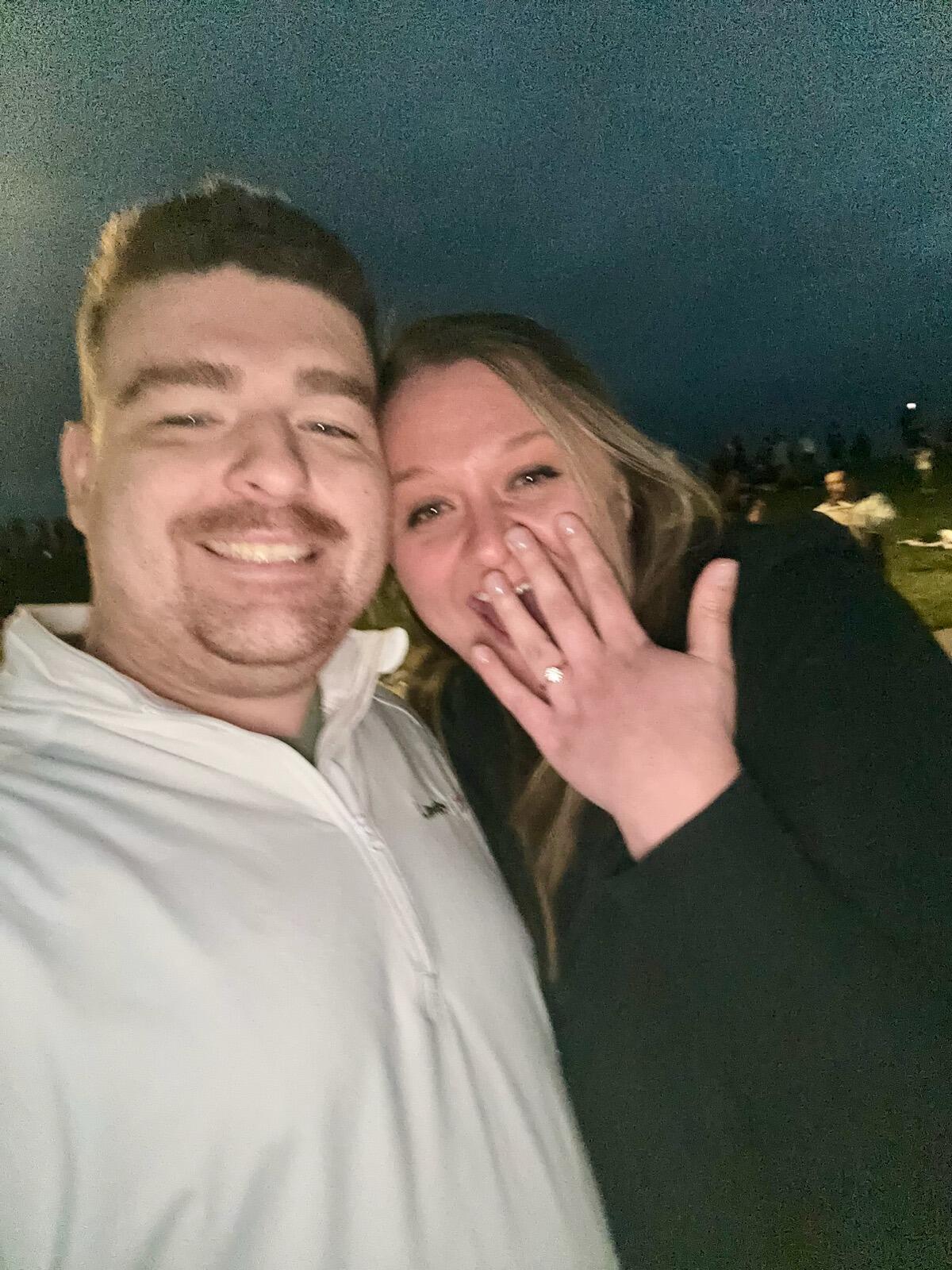 The day we got engaged! <3