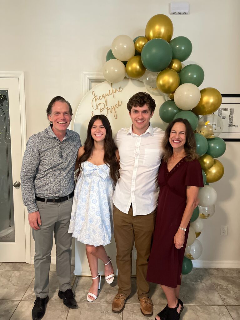 The couple celebrated their engagement at a party with their closest friends & family!