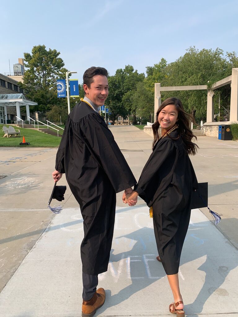 Graduation from Rockhurst University.