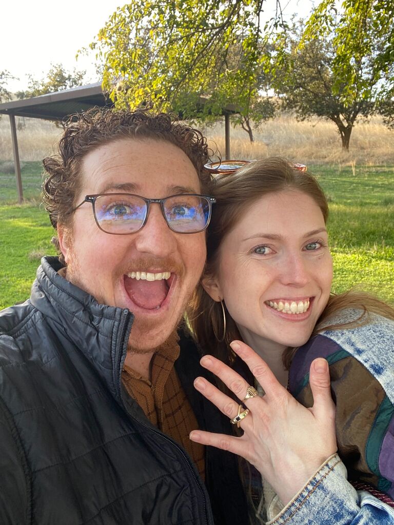 The day we got engaged! 