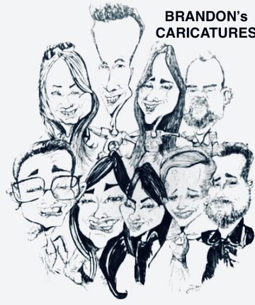 BRANDON’s CARICATURES - Caricaturist - Tustin, CA - Hero Main