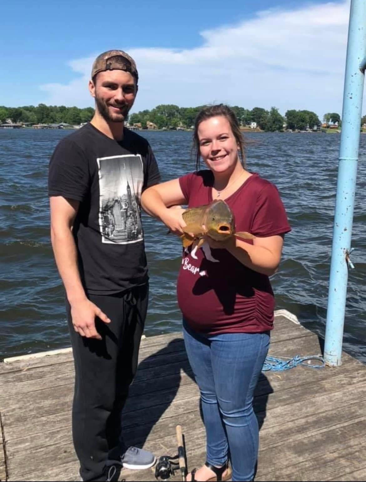 Catching carp on Lake Shafer!