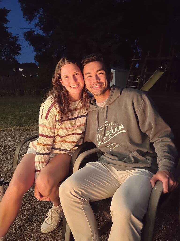 Getting to see each other for the first time after 2 months of long-distance. Sophie as a missionary in Tampa and Connor in grad school at UW Madison
