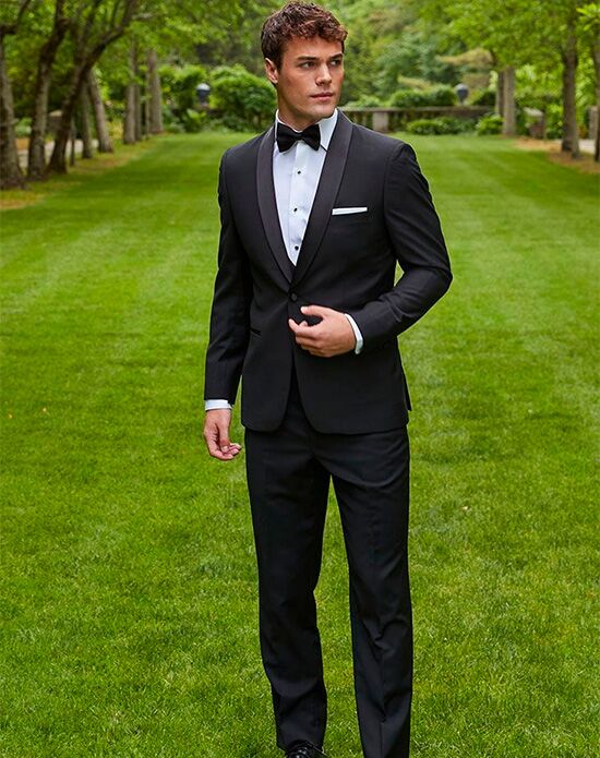 Wedding Black Tuxedo with Bow Tie