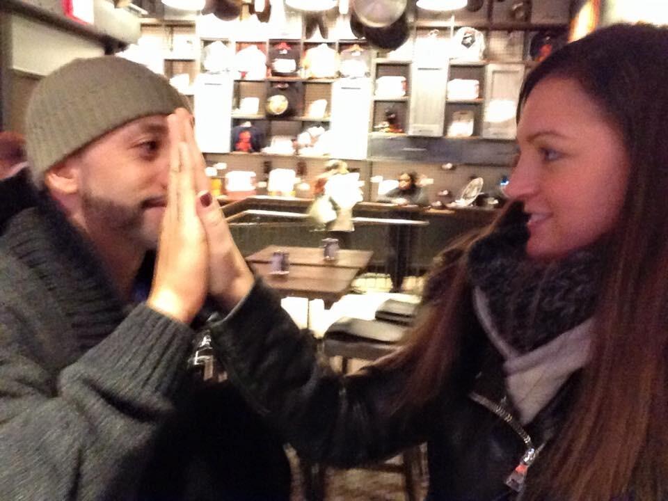 Making our relationship official! 