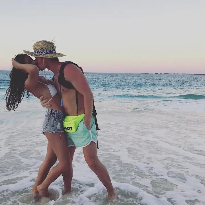 Lila and Tyler's first vacation together! They visited the Bahamas with a group of friends over Spring Break. 