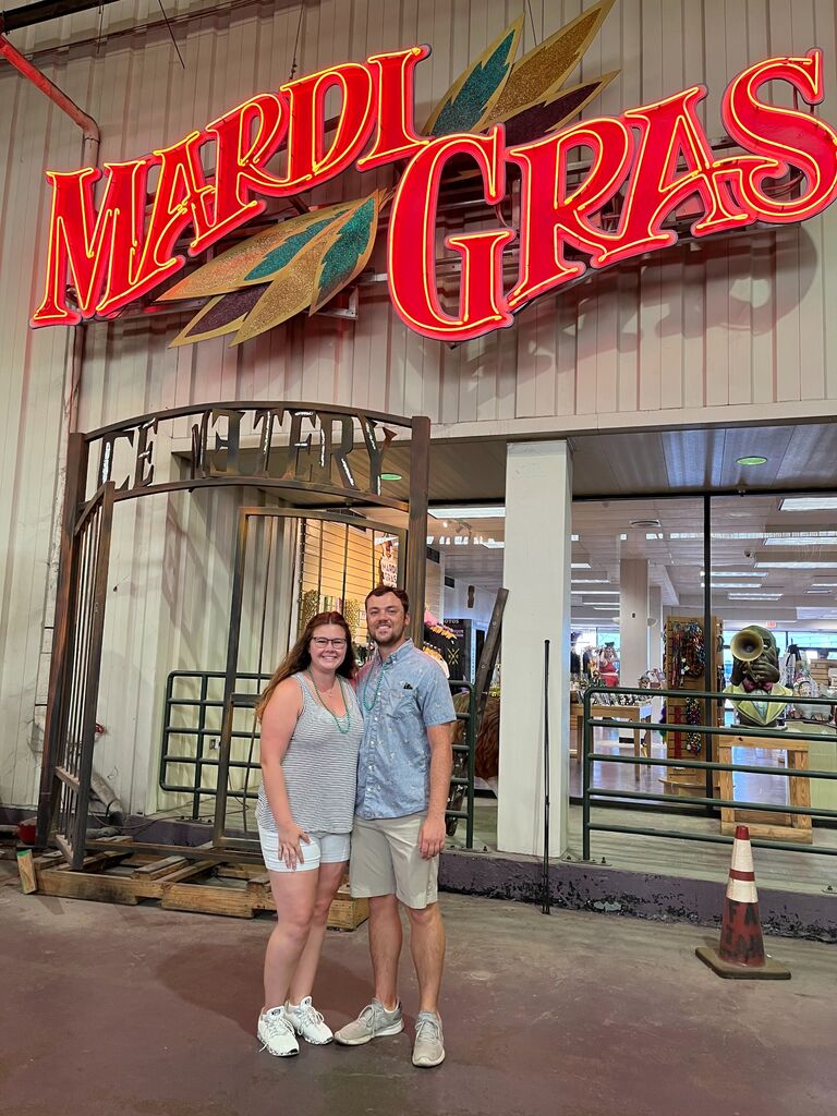 Our farthest trip away together! Louisiana lives fondly in our hearts.