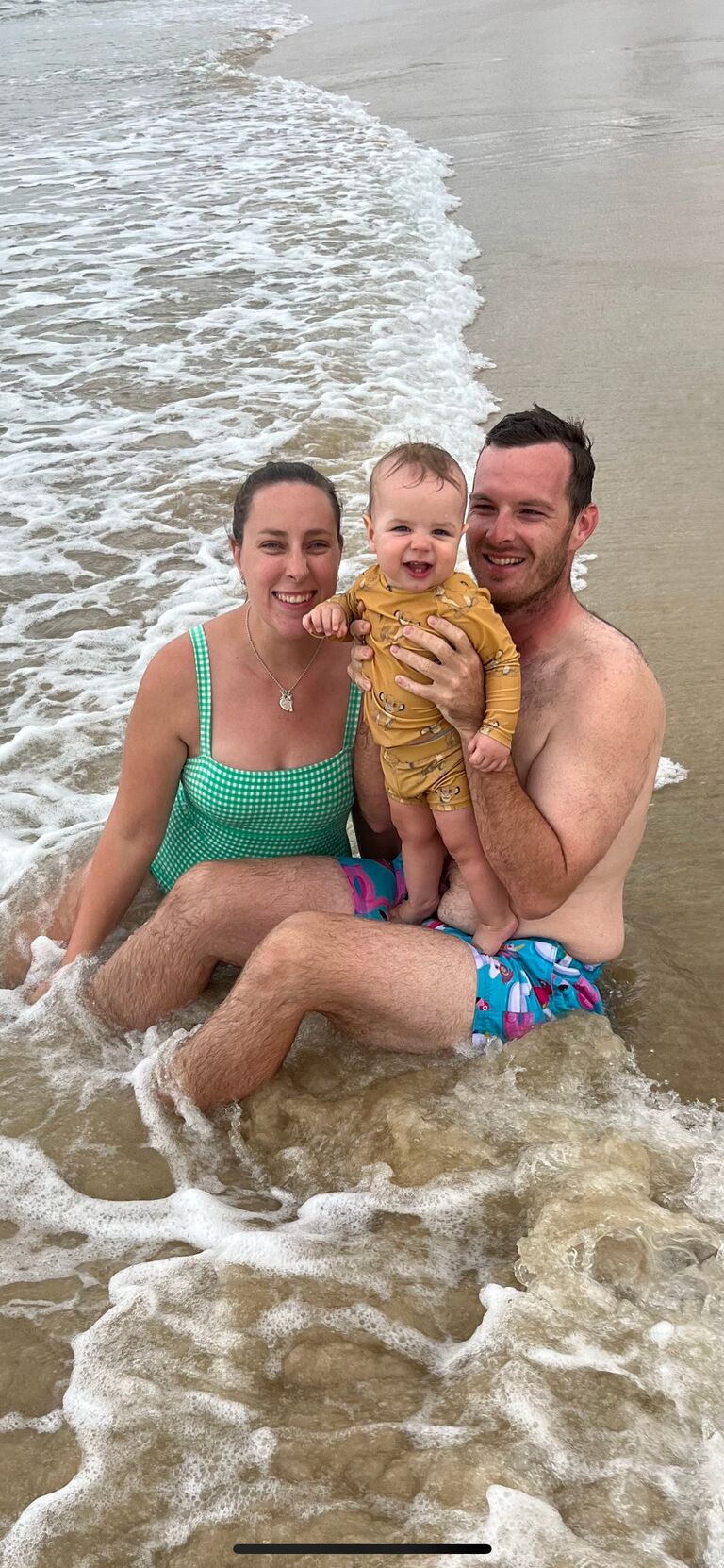 Family beach trip to Coolum