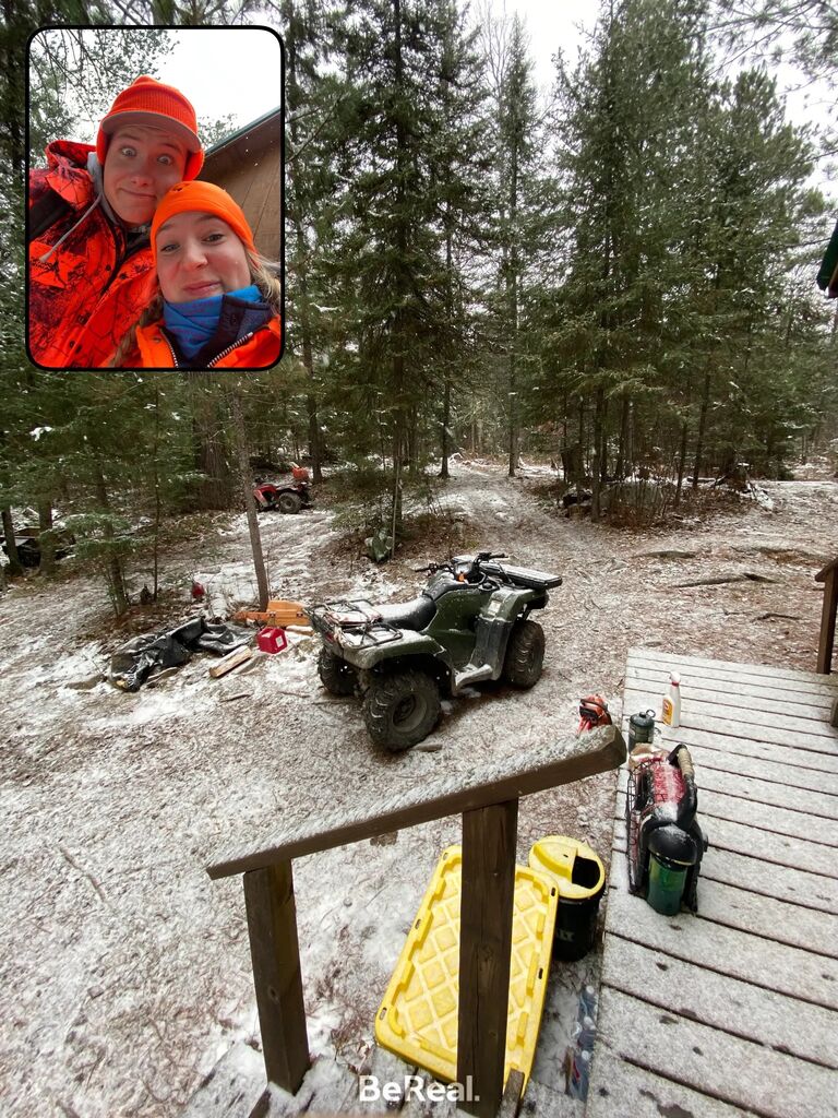 Dylan got to experience Lindy’s family hunting shack over deer hunting!