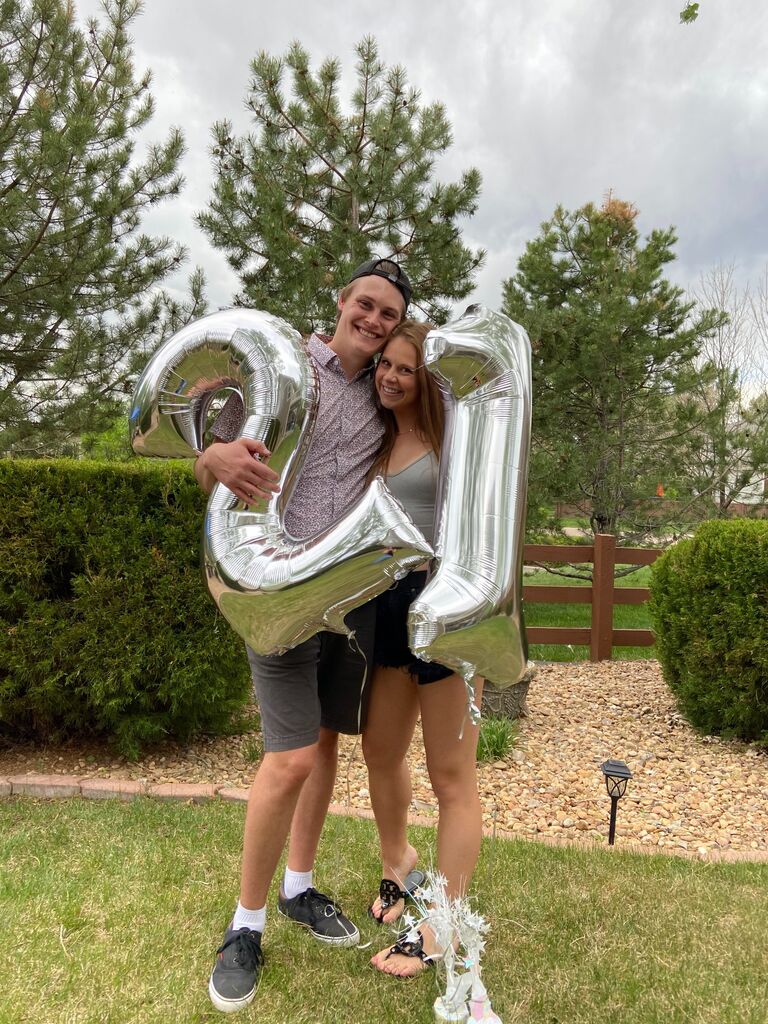 Us celebrating Blake's 21st Birthday!