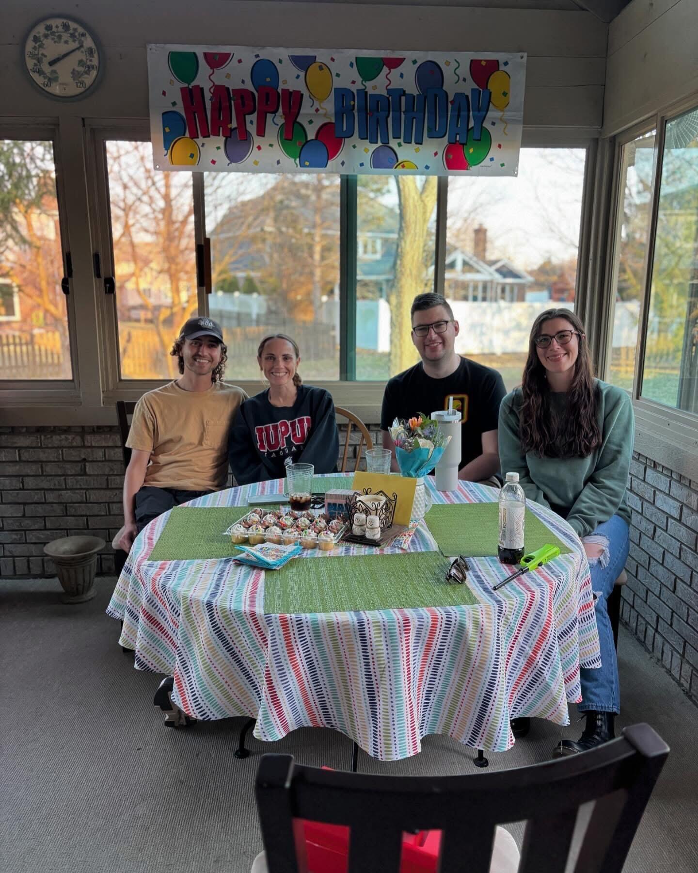 Cass's (late) Birthday Celebration with the Kaufman's. 