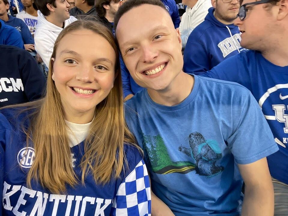 Our first (and only) UK football game together. We beat a ranked MS State- GO CATS!!!