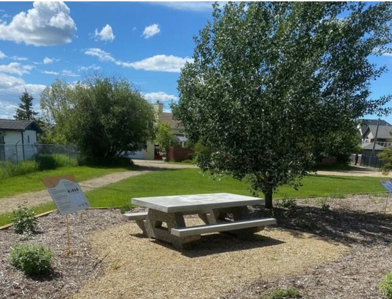 Our first date was lattes and a visit to Fairview's Pollinator Garden. We didn't get a picture, but we saw a deer and a cat interacting with one another that day.  It was quite the sight to see!