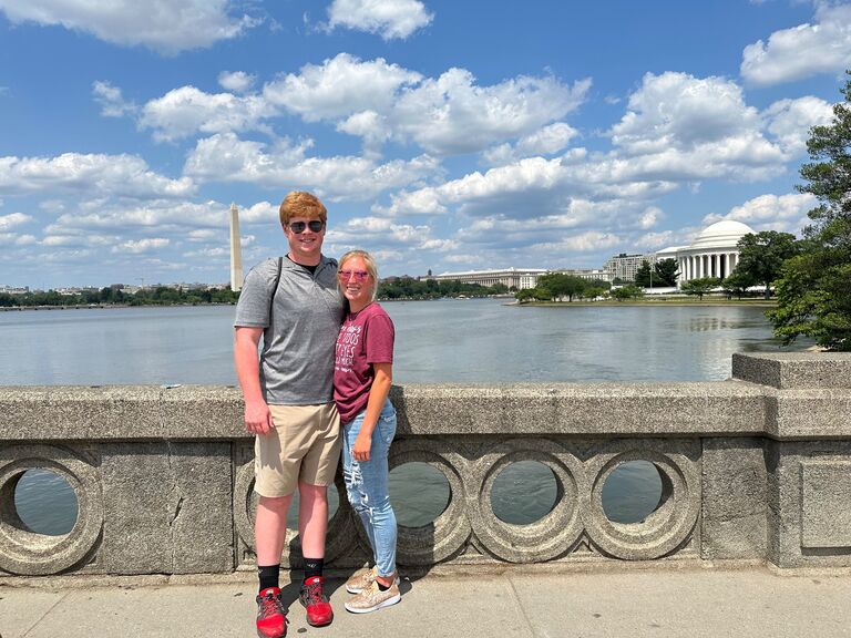 Elle's first time in DC!