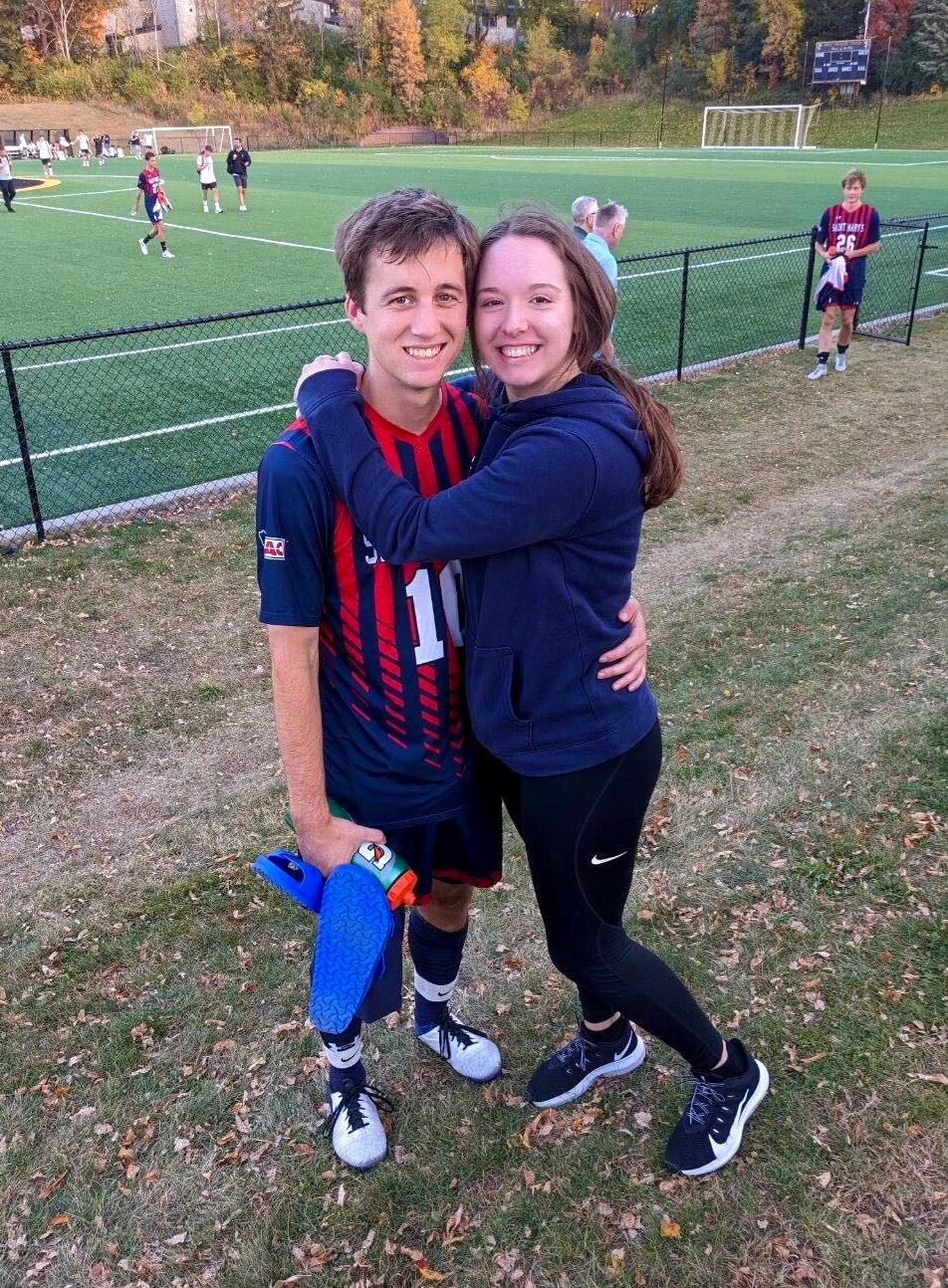 Celebrated our 3rd anniversary by going to a soccer game.