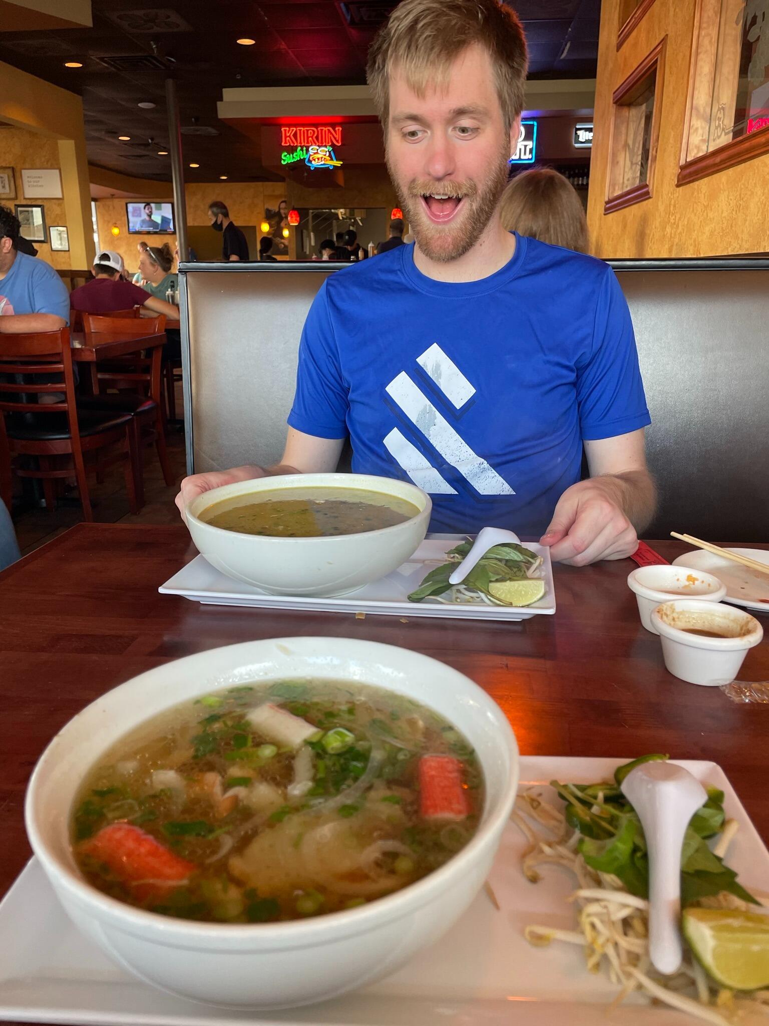 Michael introduced Jess to his favorite Pho