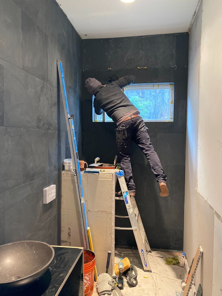 Amanda was thrilled to have a skilled carpenter and knowledgeable builder living next door.  That's right...these two were neighbors first.  

Tim's level of detail and work ethic led Amanda to hire Tim on many projects.