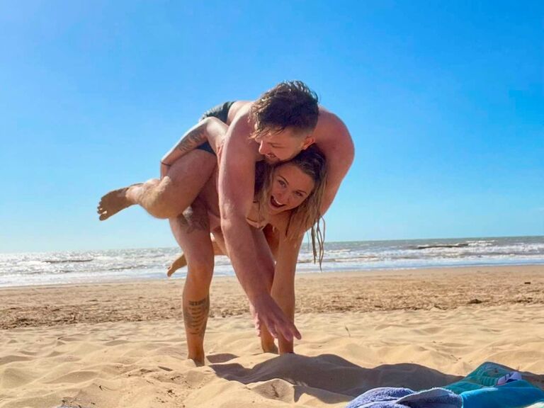 More adventures and beach trips followed as we saw each other whenever we could, driving an hour to see each other for an hour...
