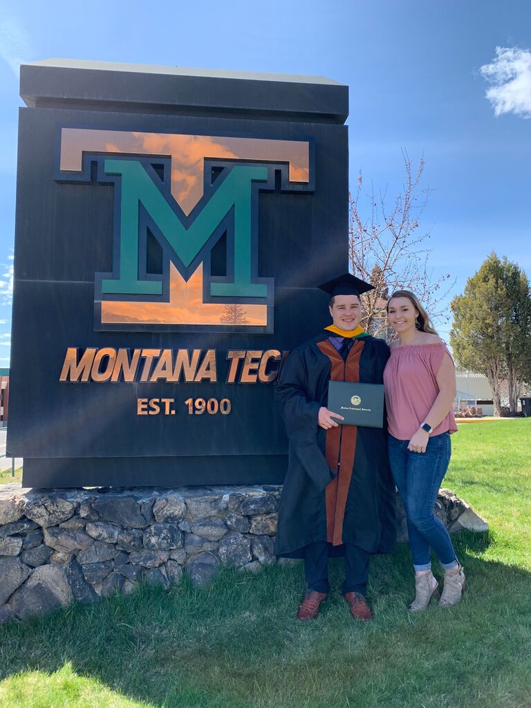 CJ graduated from Montana Technological University with Master of Science in Industrial Hygiene