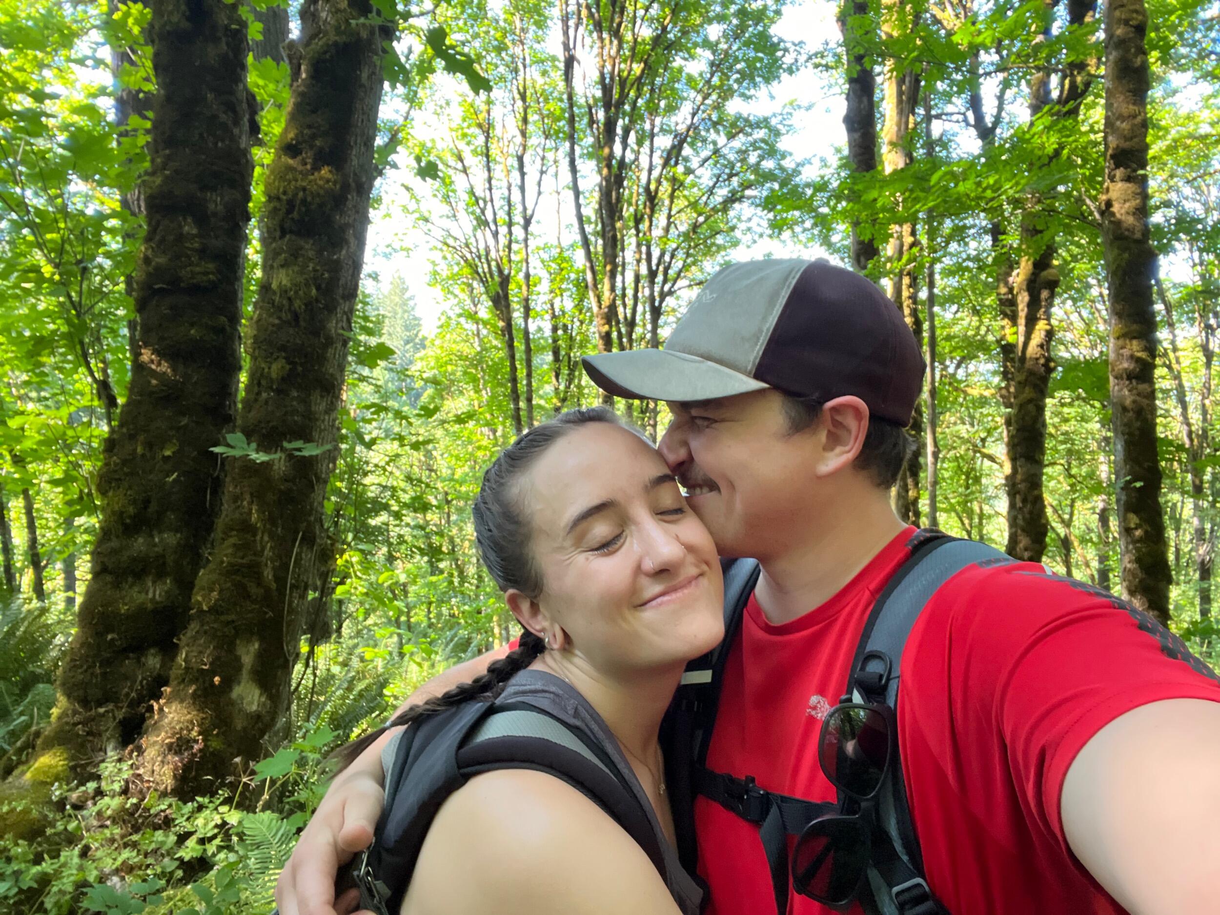 Hiking at Forest Park for Grace’s birthday 