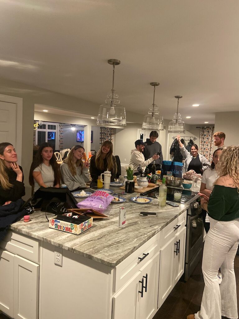In the same weekend - Kiefer had planned a surprise lake house celebration with all of our closest friends!