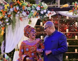 Black-ish wedding JENIFER LEWIS, LAURENCE FISHBURNE