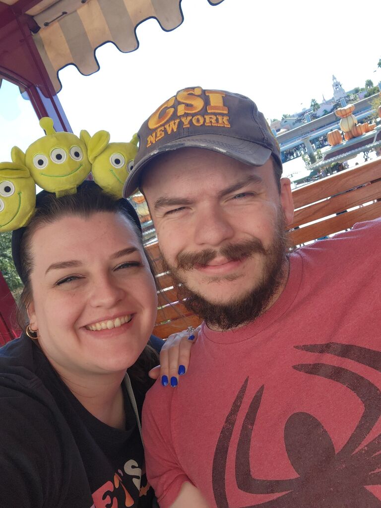 Disneyland Park, and the day we officially decided we wanted to be married on Halloween. 
