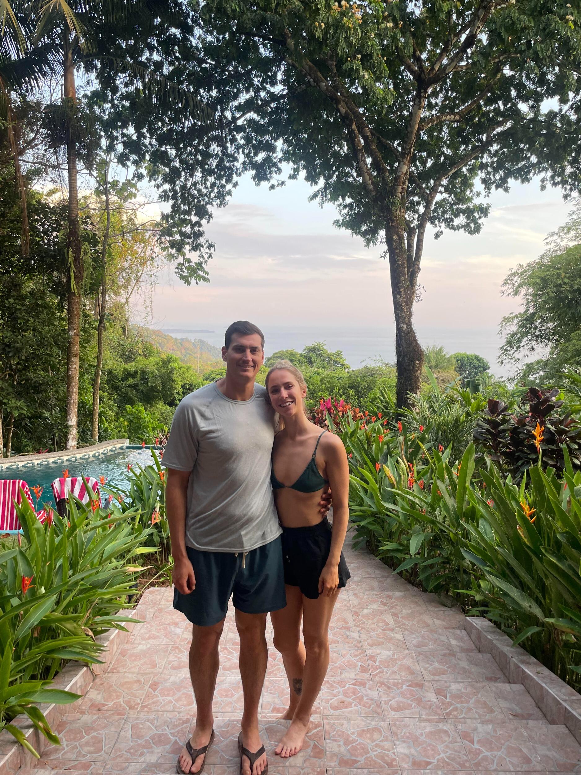 We spent 2 weeks in Costa Rica soaking up the sun with Gary and Katherine (Che's parents) at their beautiful home in Costa Rica.

Losing a passport, food poisoning, and 3 return flights home did not stop us from having a great time.