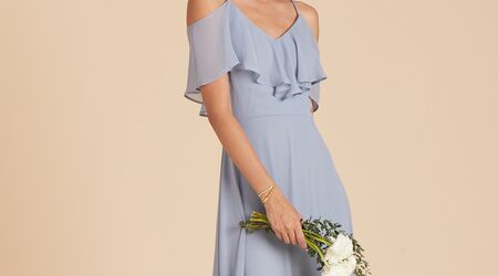 Grey bird outlet bridesmaid