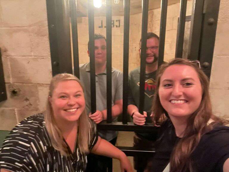 Attempting a jail break with an Escape Room. We escaped...barely.