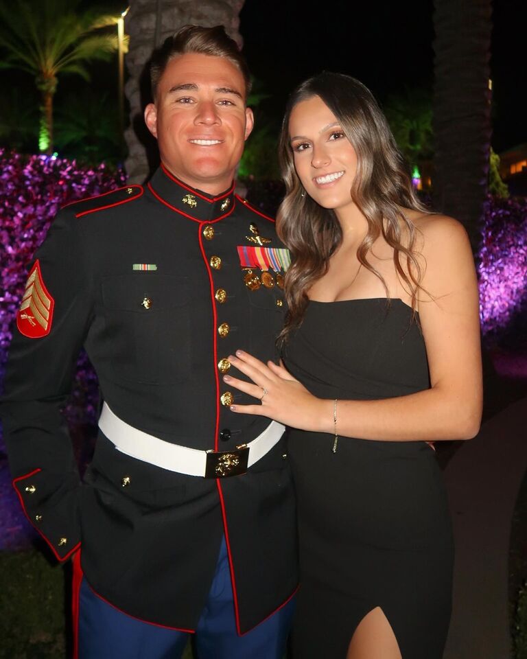 Stephanie and Dylan attended their second Marine Corps Ball. 