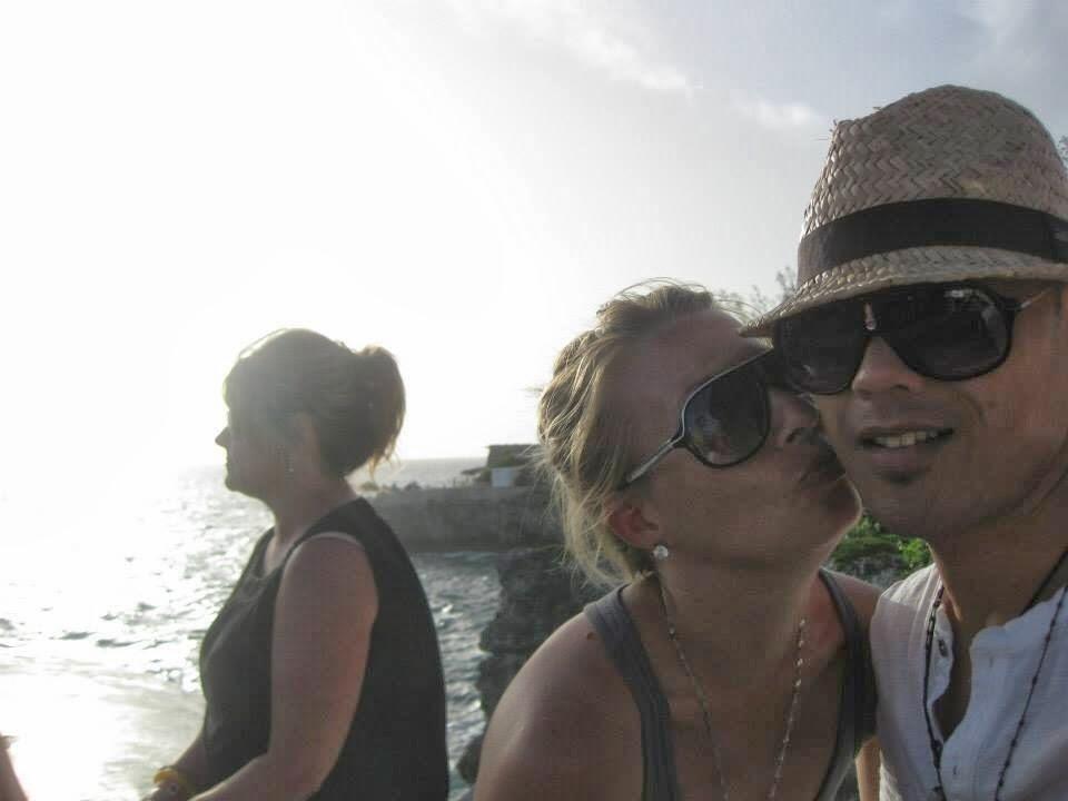 Jam-Rock, Negril 
Our First Trip Together 