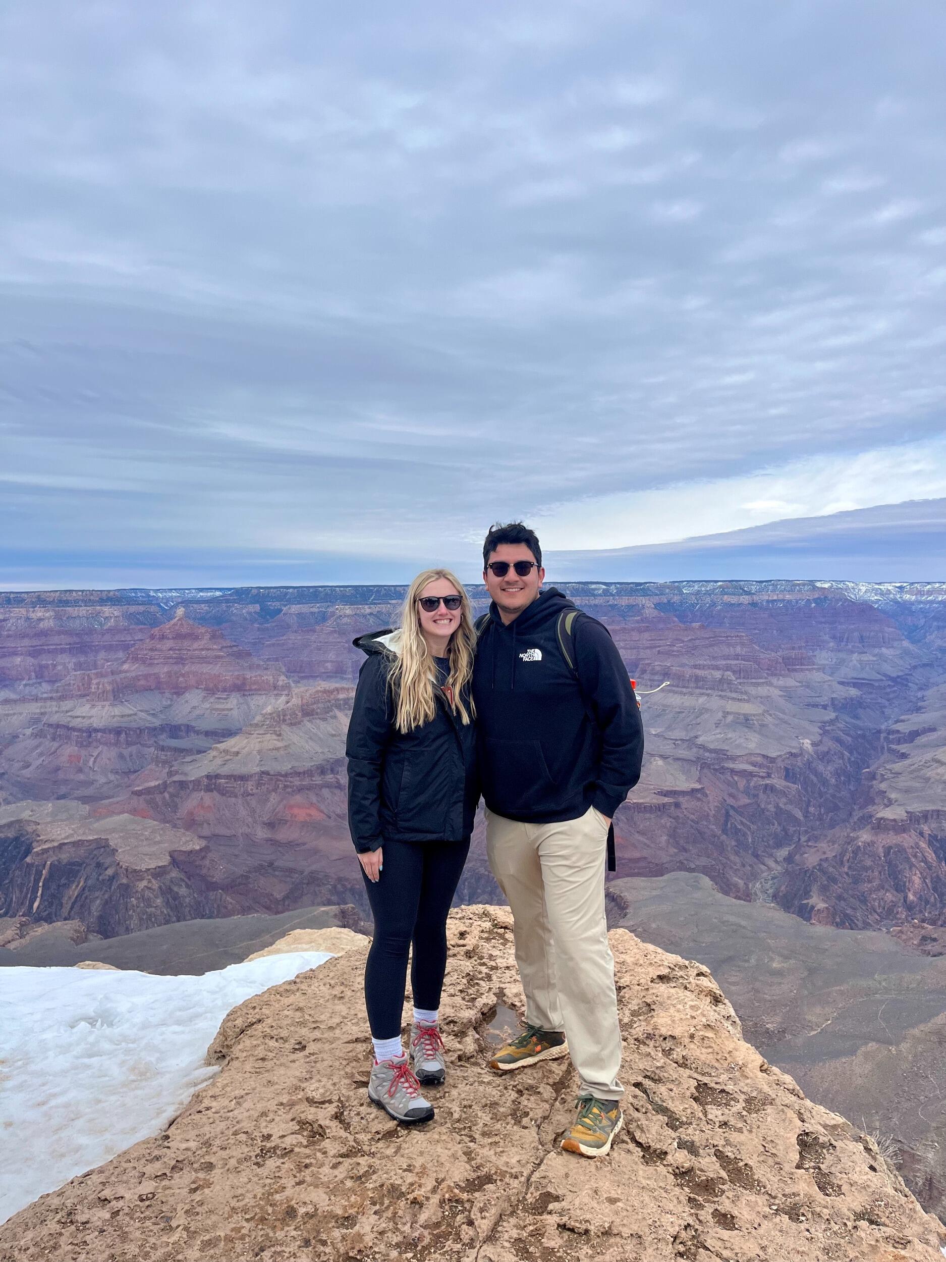 They also drove to see the Grand Canyon on their spring break! It was so beautiful!