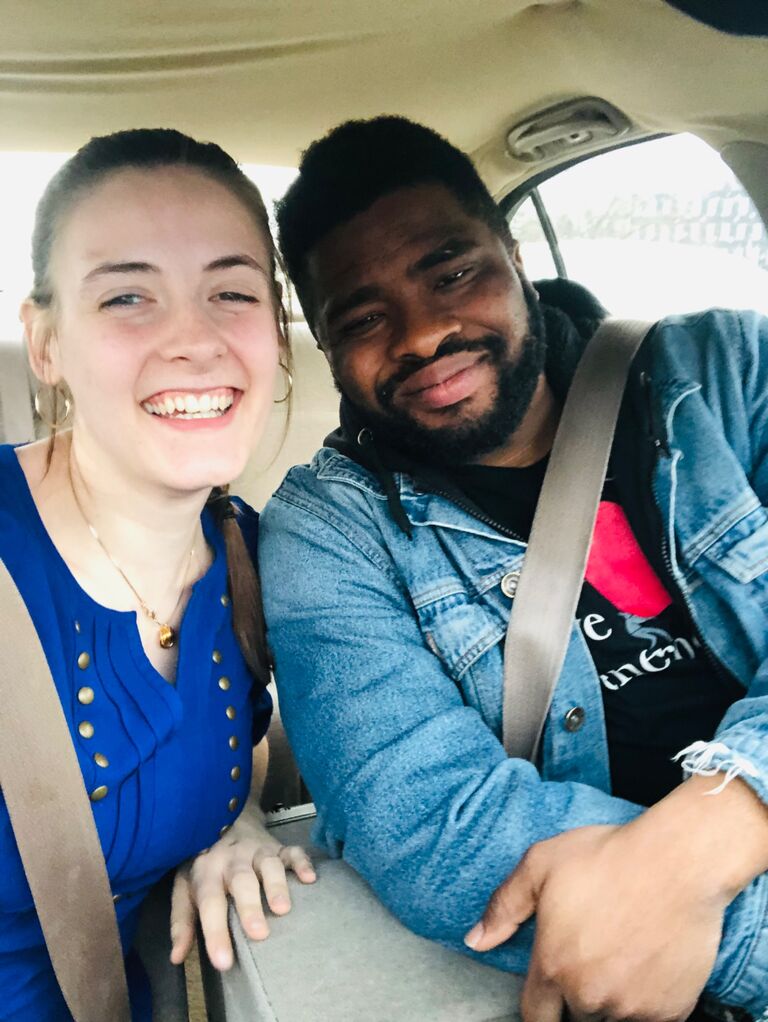 Going to church together! One of our favorite things! 